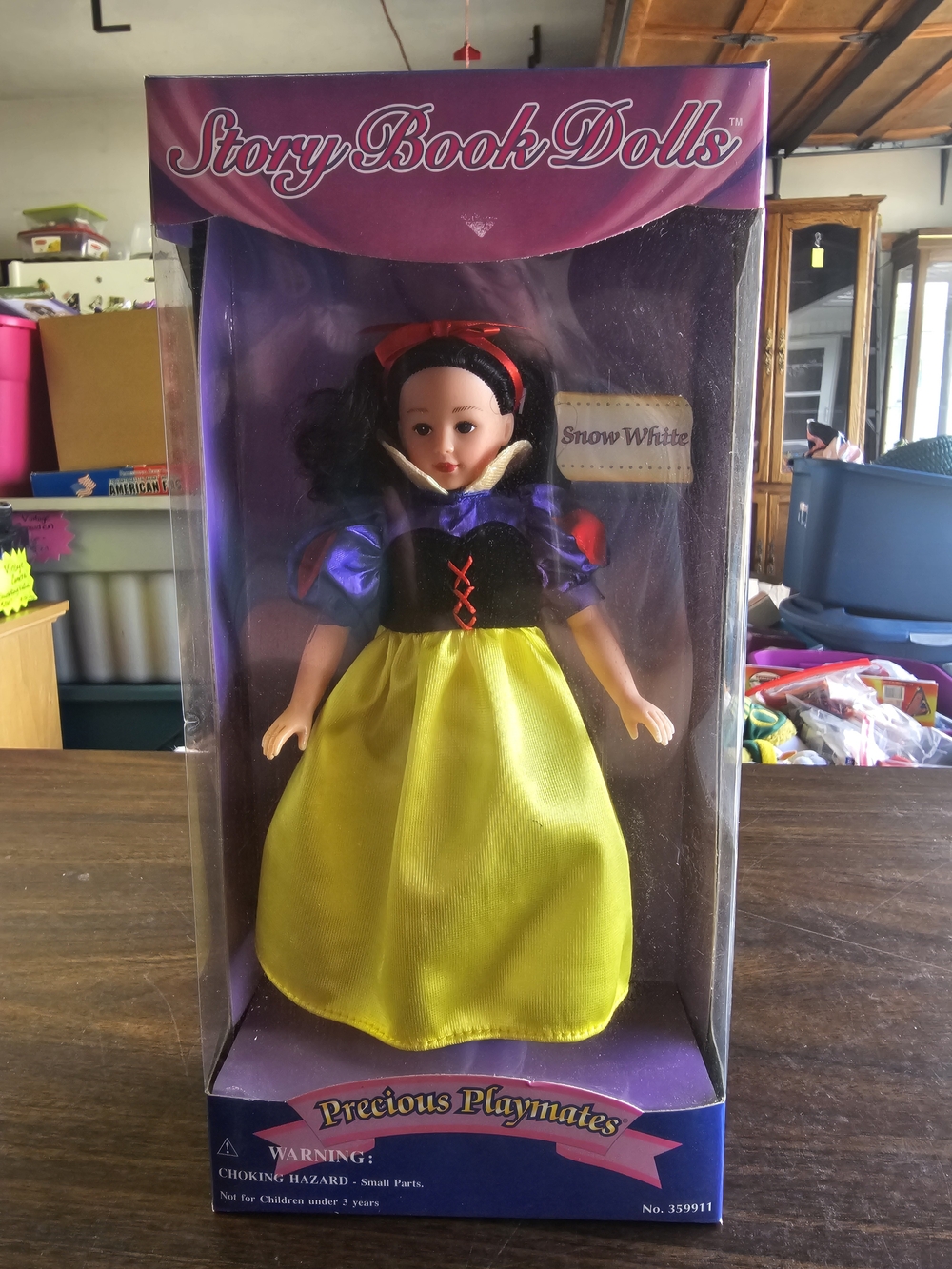 Snow White Kids Doll - Yellow & Purple Story Book Dolls 💛💜